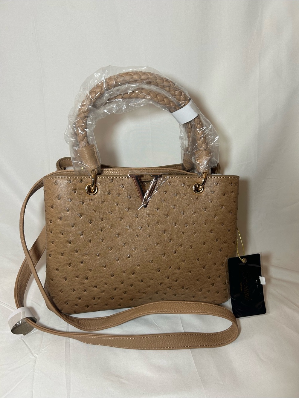 Crossi brown crossbody bag